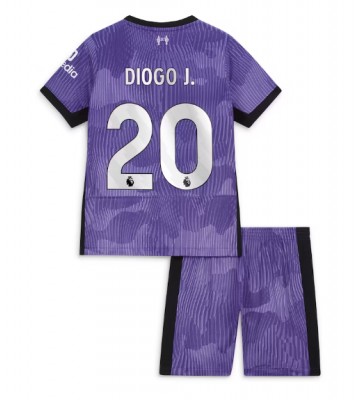 Liverpool Diogo Jota #20 Replika Babytøj Tredje sæt Børn 2023-24 Kortærmet (+ Korte bukser)